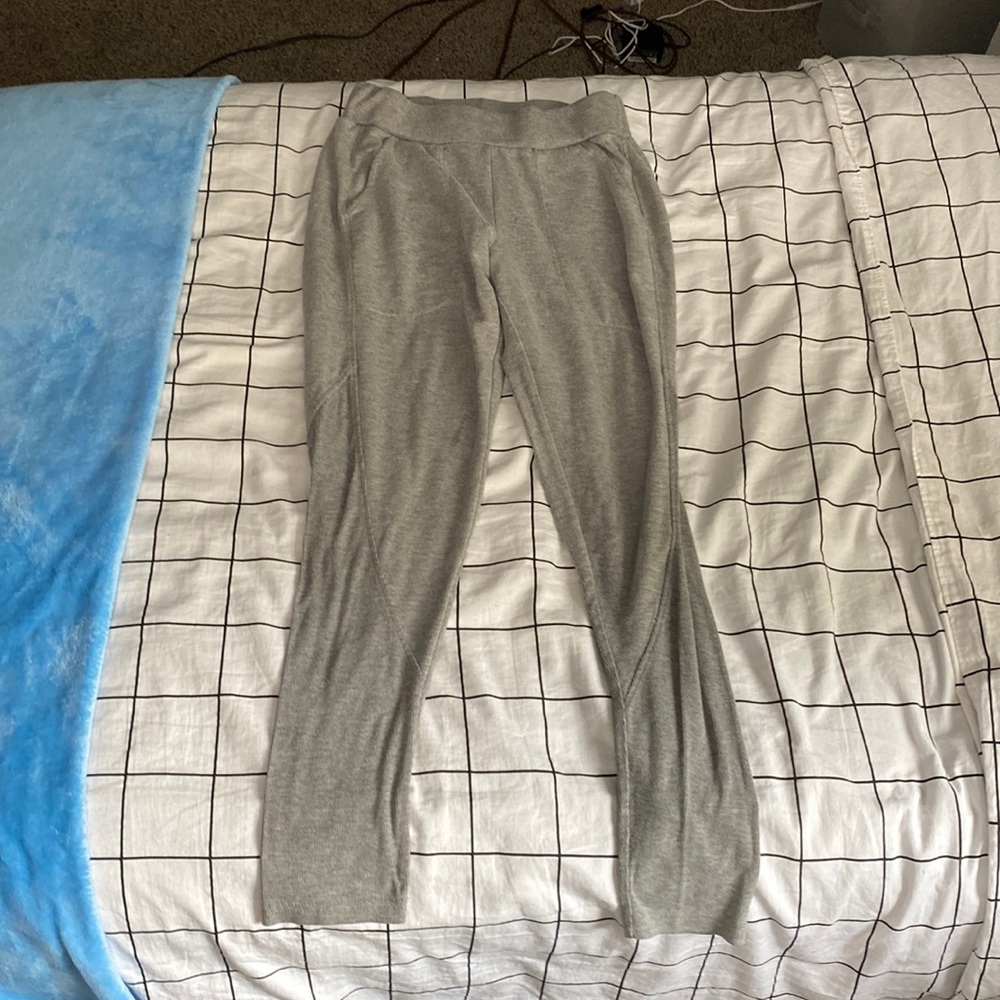 Gray sweatpants